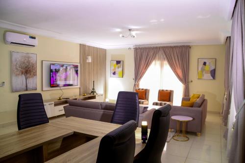 TV a/nebo společenská místnost v ubytování House 24