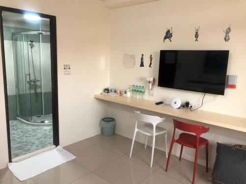 Koupelna v ubytování Yuan Dudu Homestay