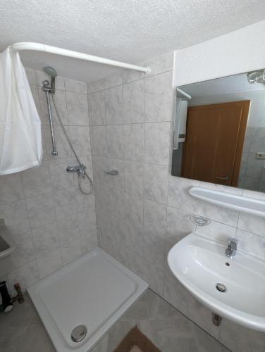 Koupelna v ubytování Ferienhaus Fatlar