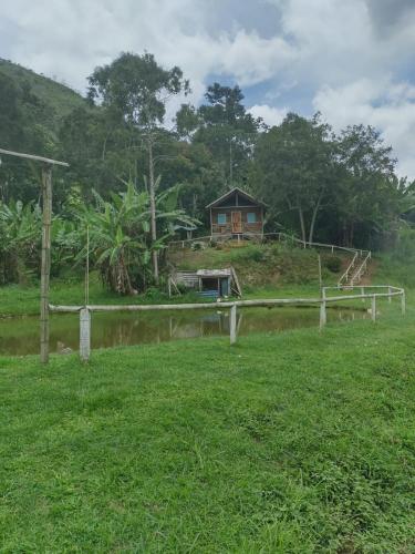 Landskap semula jadi dekat dengan the country house