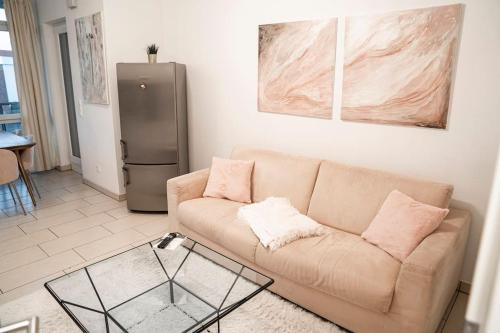 Posezení v ubytování Ferienwohnung in der Nähe von Köln
