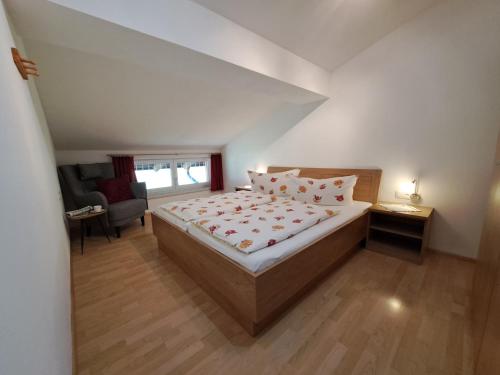 Postel nebo postele na pokoji v ubytování Eichenhof
