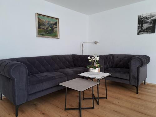 Zona de estar de Ferienwohnung Neyer