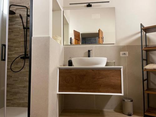 Koupelna v ubytování B&B Cascina Sagrestia