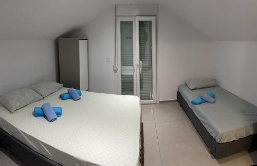 Cama o camas de una habitación en Villa Mare Zakynthos, private