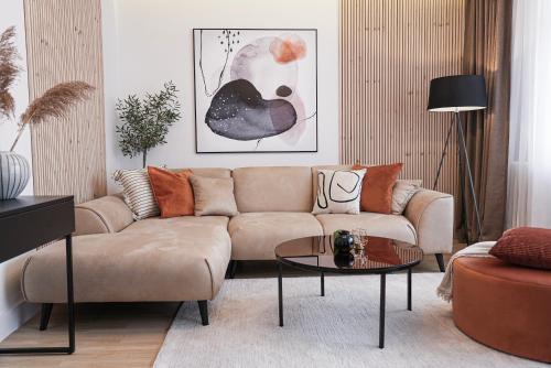 Posezení v ubytování ZEST Residence