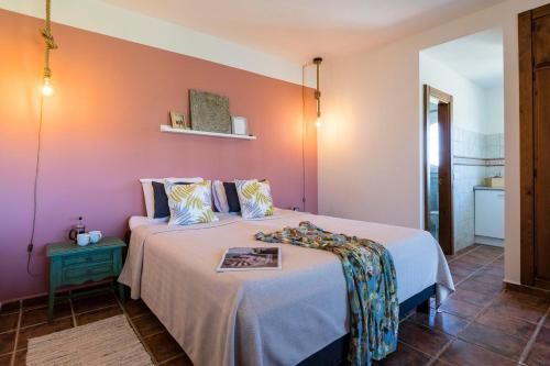 Ένα ή περισσότερα κρεβάτια σε δωμάτιο στο Casa de los Sueños