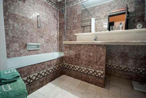 Koupelna v ubytování Casa do Bosque