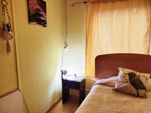 Cama o camas de una habitación en Cabaña individual Osorno