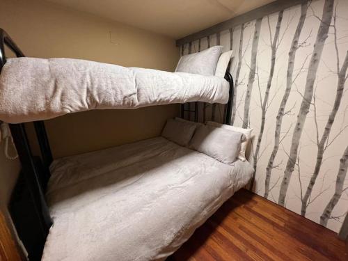 Un dormitorio con dos literas en una habitación. en LF LEVEL Sierra Nevada Duplex, en Sierra Nevada