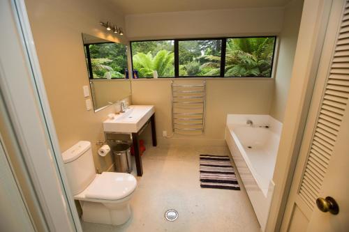 Koupelna v ubytování Beech Tree Lodge