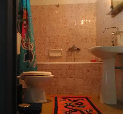 Koupelna v ubytování Drazilovo