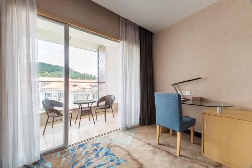 Posezení v ubytování Paco Hotel Suyuan Metro Guangzhou-Free Shuttle Bus For Canton Fair-free breakfast-free minibar