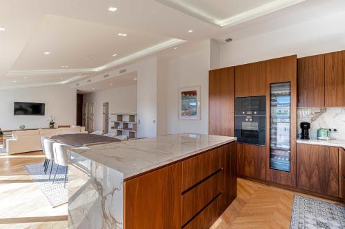 Kuchyňa alebo kuchynka v ubytovaní Sumptuous renovated Penthouse - Gray d'Albion-Croi
