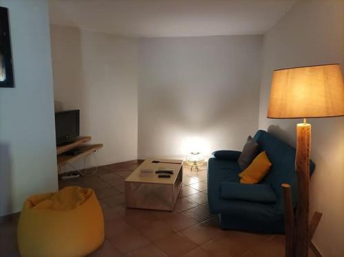 Posezení v ubytování Appartement avec vue sur la montagne