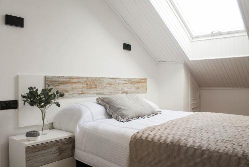 Postel nebo postele na pokoji v ubytování Apartamento Los olmos