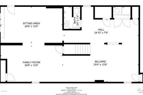 a floor plan of a house at Poconos Peaceful Retreat - Families & Large Groups in Tobyhanna