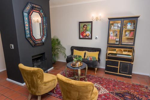 Ruang duduk di Baruch Guest House Rhodes