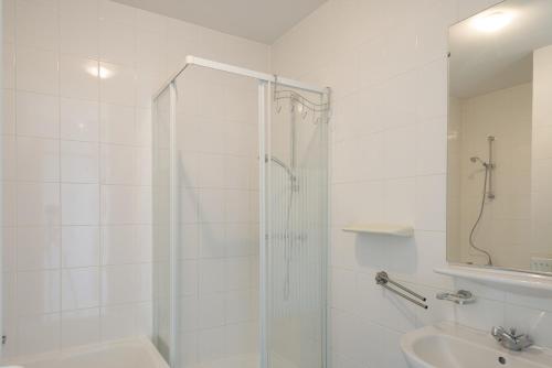 Een badkamer bij Luxe vakantieappartement met uitzicht op zee - Port Scaldis 11-082