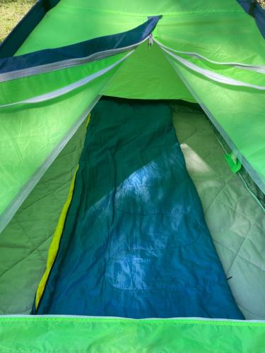 a view of the inside of a tent at CASADOS RANCH in Escárcega