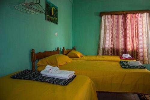 Hilltop Horizon Guesthouseにあるベッド