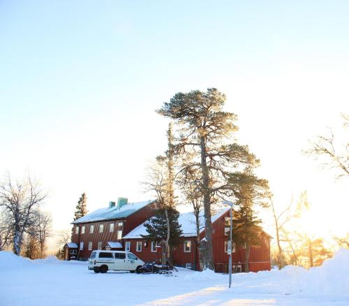 Storliens Fjällgård през зимата