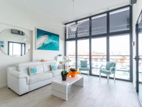 Appartement climatisé avec parking et balcon à Arcachon - FR-1-319-459