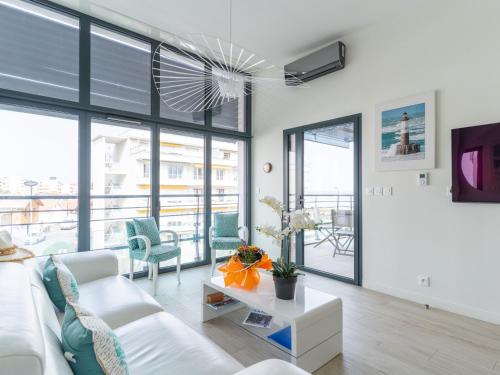 Appartement climatisé avec parking et balcon à Arcachon
