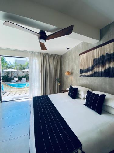 Letto o letti in una camera di Casa Bicachi - Adults Only
