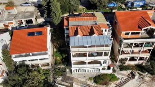 an overhead view of a building with an orange roof at SEAWAY in Zavalatica