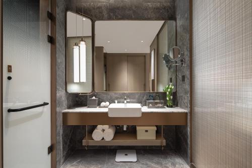 Un baño de 宁波东钱湖望岚酒店