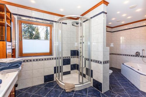 Koupelna v ubytování STOAMAT Appartements
