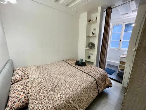 Posteľ alebo postele v izbe v ubytovaní Petit Ange, appartement de charme au cœur de Rouen - 29