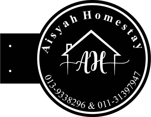 a black and white logo for a real housekeepers aid at Aisyah homestay in Tanah Merah