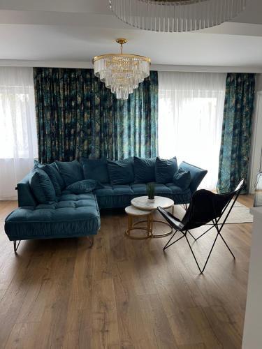 Χώρος καθιστικού στο Apartament Złoty 3