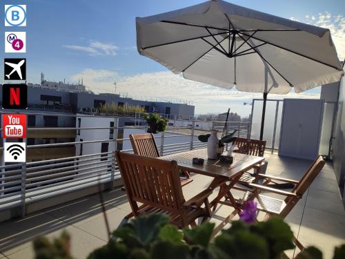 Parc EXPO prte d'orléans ORLY CDG Terrasse parking
