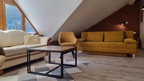 Χώρος καθιστικού στο Apartmány Mlynky - Slovenský raj