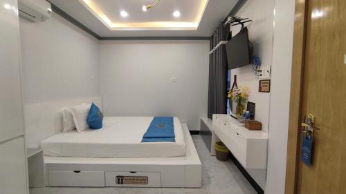 Katil atau katil-katil dalam bilik di Phuong Linh Mini Hotel