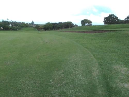 a view of a golf course with a green field at Golf view place in Empangeni