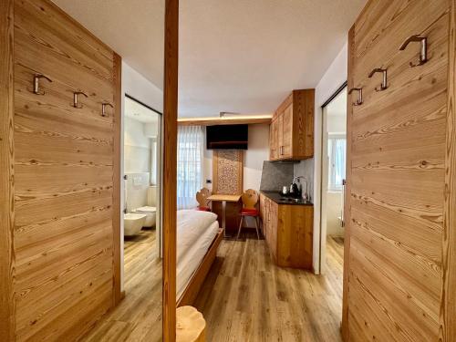 Dapur atau dapur kecil di Cesa Planber Apartments Mountain View SKI-IN SKI-OUT
