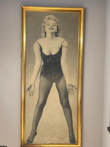 a framed picture of a woman in a mermaid costume at Hotel Palacio De Luko in Luco