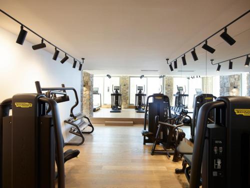 Posilňovňa alebo fitness centrum v ubytovaní Collini Hotel Mykonos