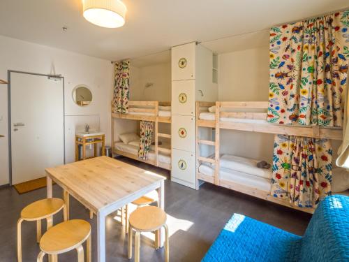Hostel Zahrada Mikulovにあるベッド