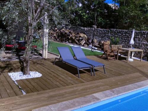 vélodrome F4 dans villa 5 lits parking et piscine partagee