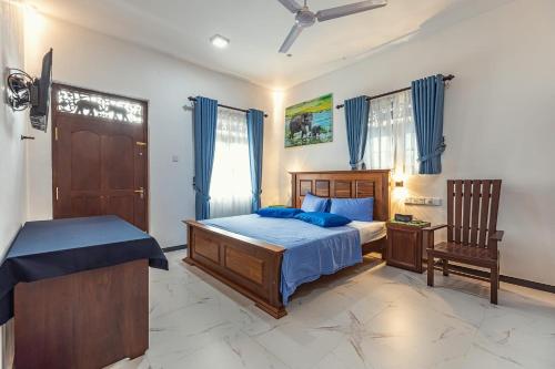 Ένα ή περισσότερα κρεβάτια σε δωμάτιο στο Villa Talpe Inviting 5 Bedrooms & Massage Pool