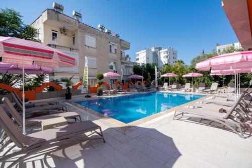 Piscina en o cerca de Lara Olympos Pansiyon