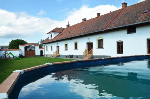 The swimming pool at or close to Blažkův Statek