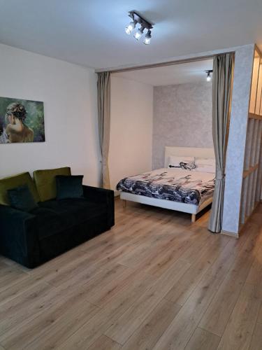 Postel nebo postele na pokoji v ubytování Glamour Studio