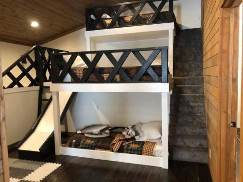 Μία ή περισσότερες κουκέτες σε δωμάτιο στο Loft, Kids Slide, Play Area