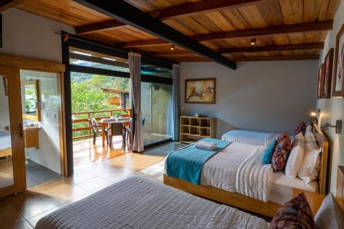 Postel nebo postele na pokoji v ubytování Las Terrazas de Dana Boutique Lodge & Spa